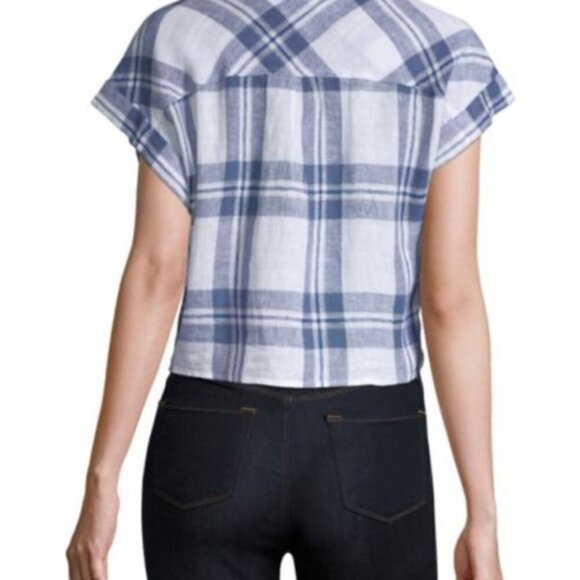 RAILS Amelie Front-tie Plaid Shirt - Picture 8 of 14